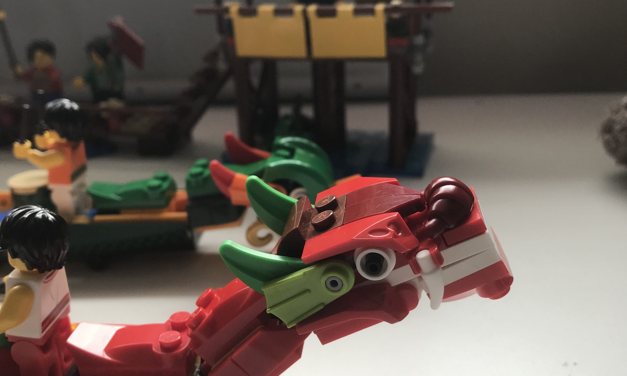 Lego Dragon Boat Racing